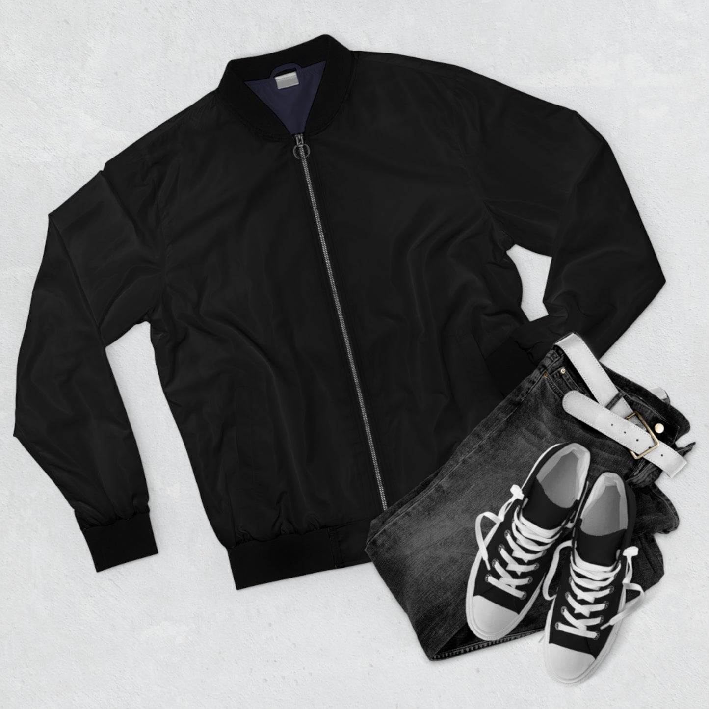 BLACK Bomber Jacket
