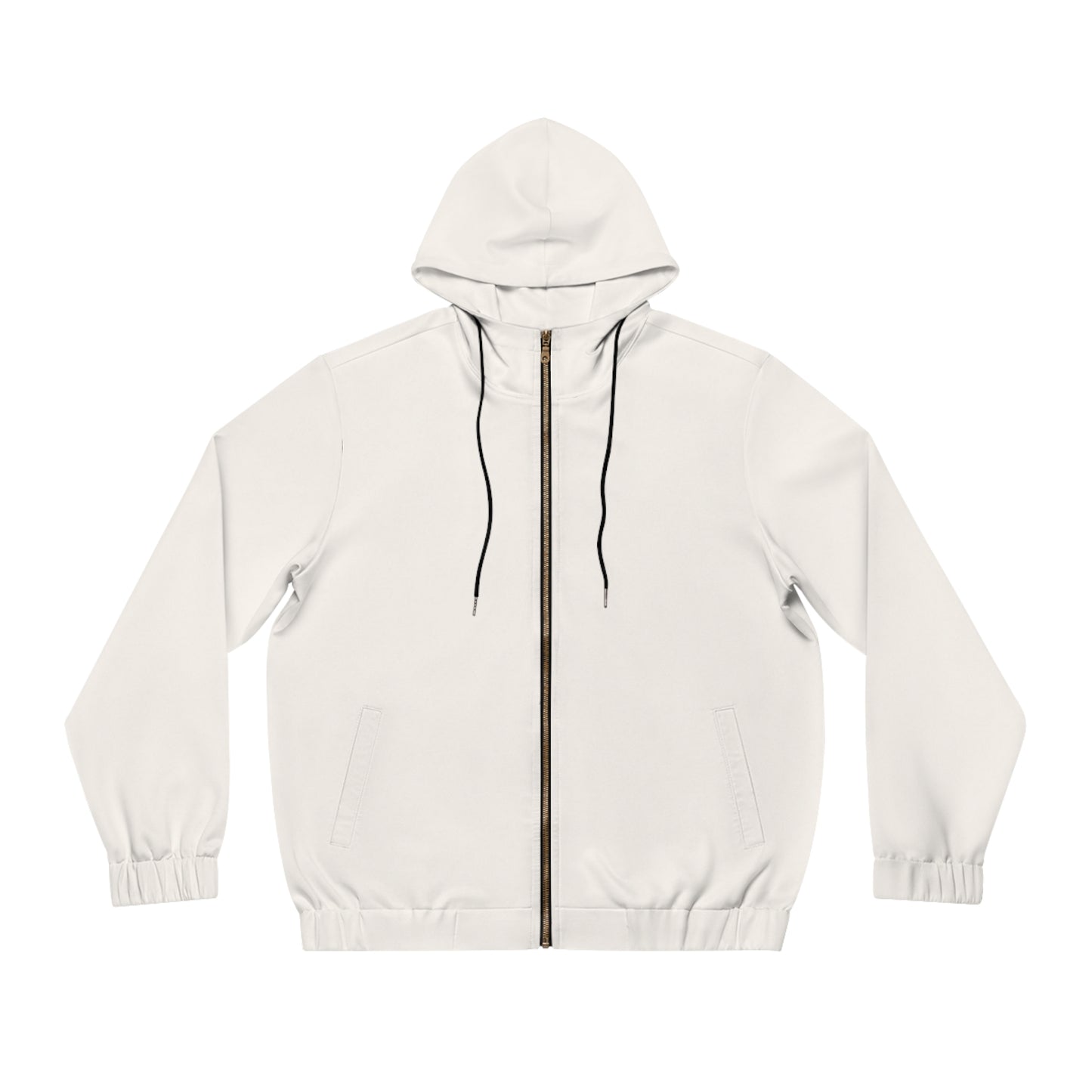 WHITE Full-Zip Hoodie