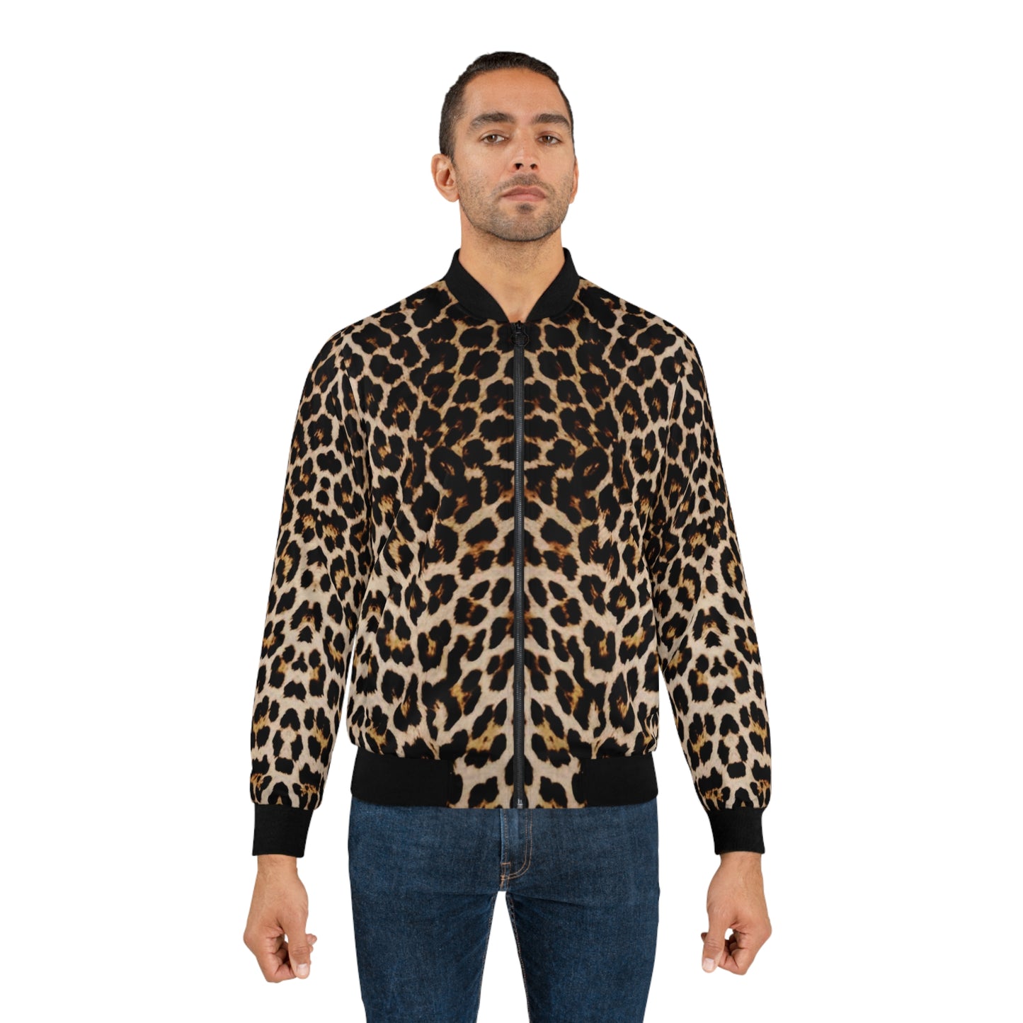 LEOPARD PRINT Bomber Jacket