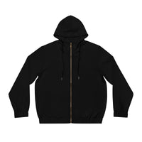 BLACK Full-Zip Hoodie