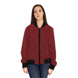 CASUAL RED Women's Bomber Jacket