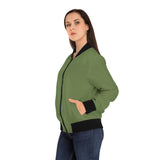 GREEN Women's Bomber Jacket