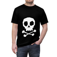 SKULL Unisex Cut & Sew Tee