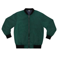 DARK GREEN Bomber Jacket