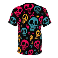 COLOURFUL SKULLS Unisex Cut & Sew Tee