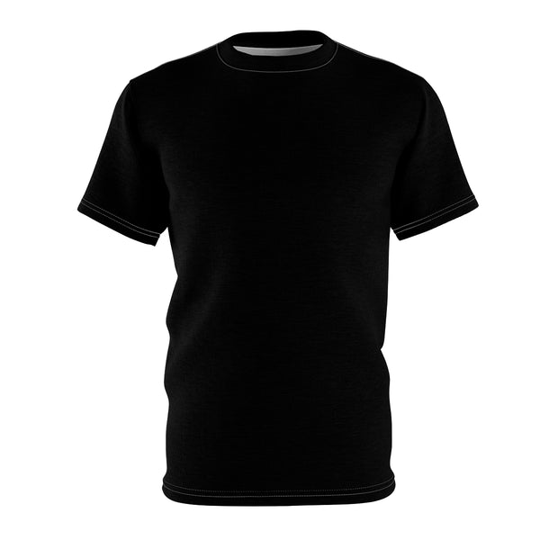 BLACK Unisex Cut & Sew Tee