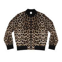 LEOPARD PRINT Women's Bomber Jacket