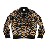 LEOPARD PRINT Women's Bomber Jacket