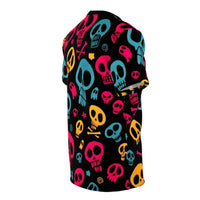 COLOURFUL SKULLS Unisex Cut & Sew Tee